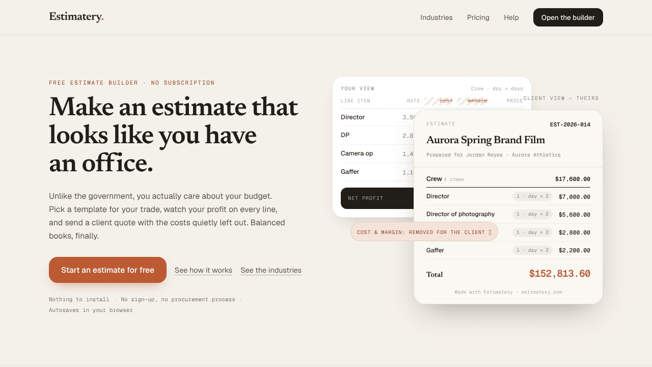 Estimatery