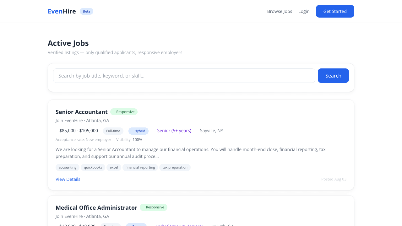 EvenHire — Hiring Done Right