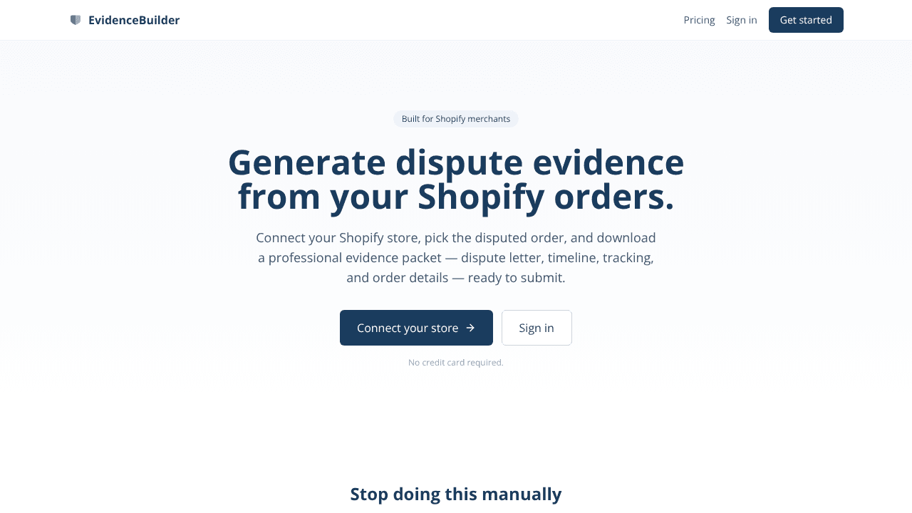 EvidenceBuilder