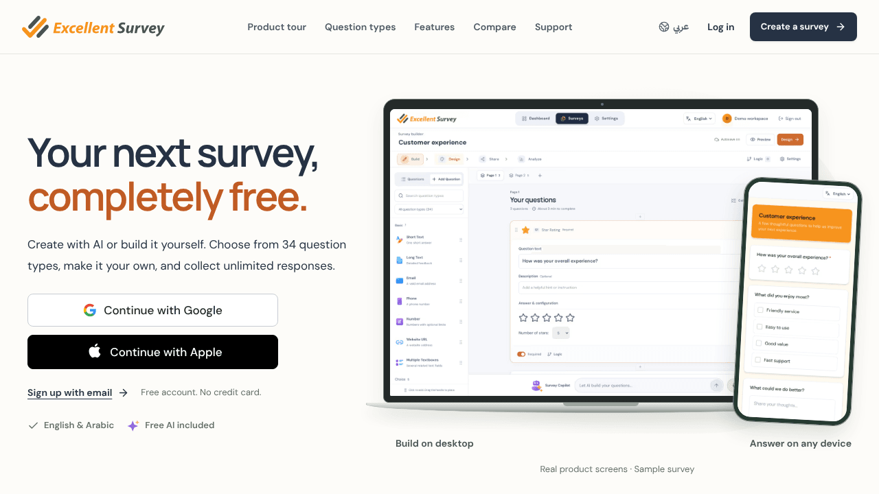 Excellent Survey