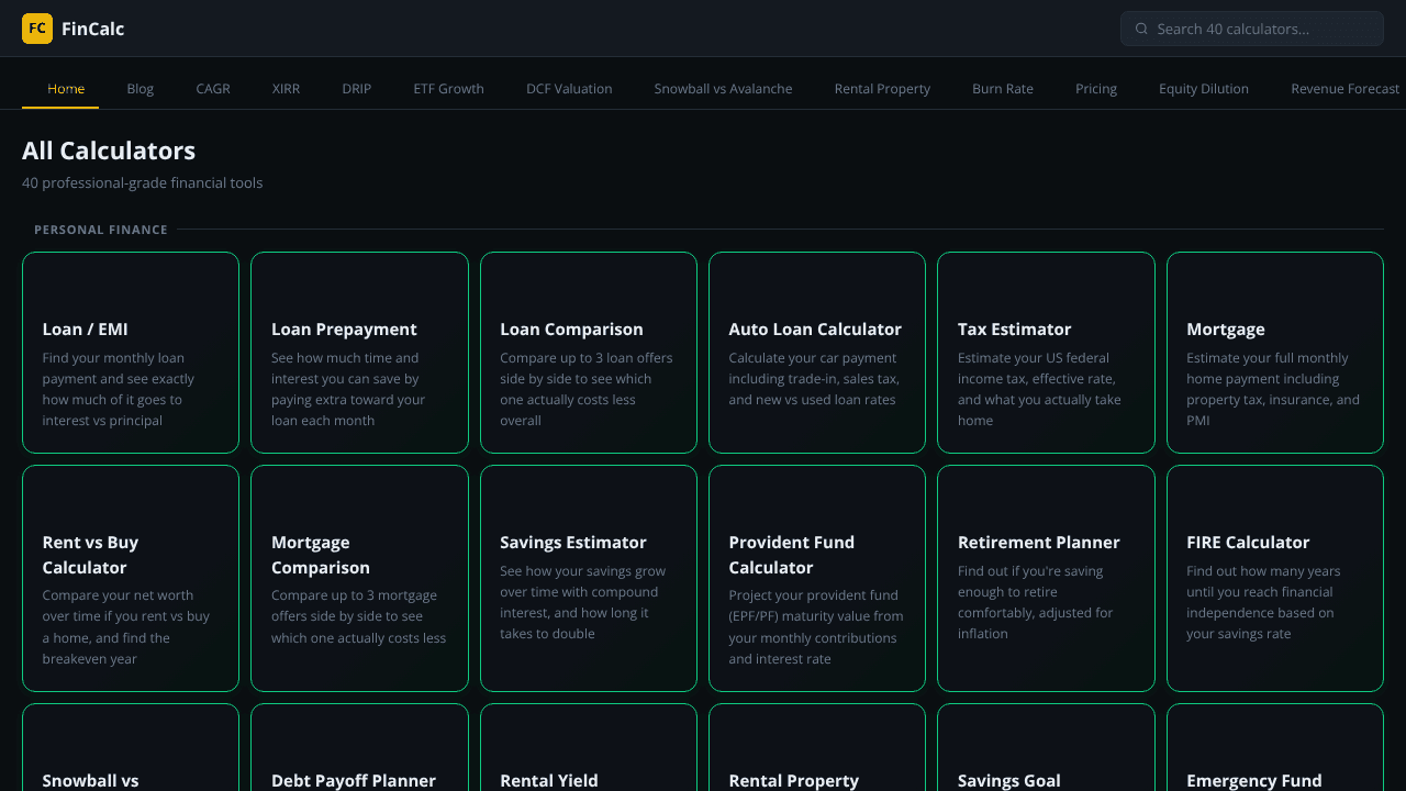 FinCalc