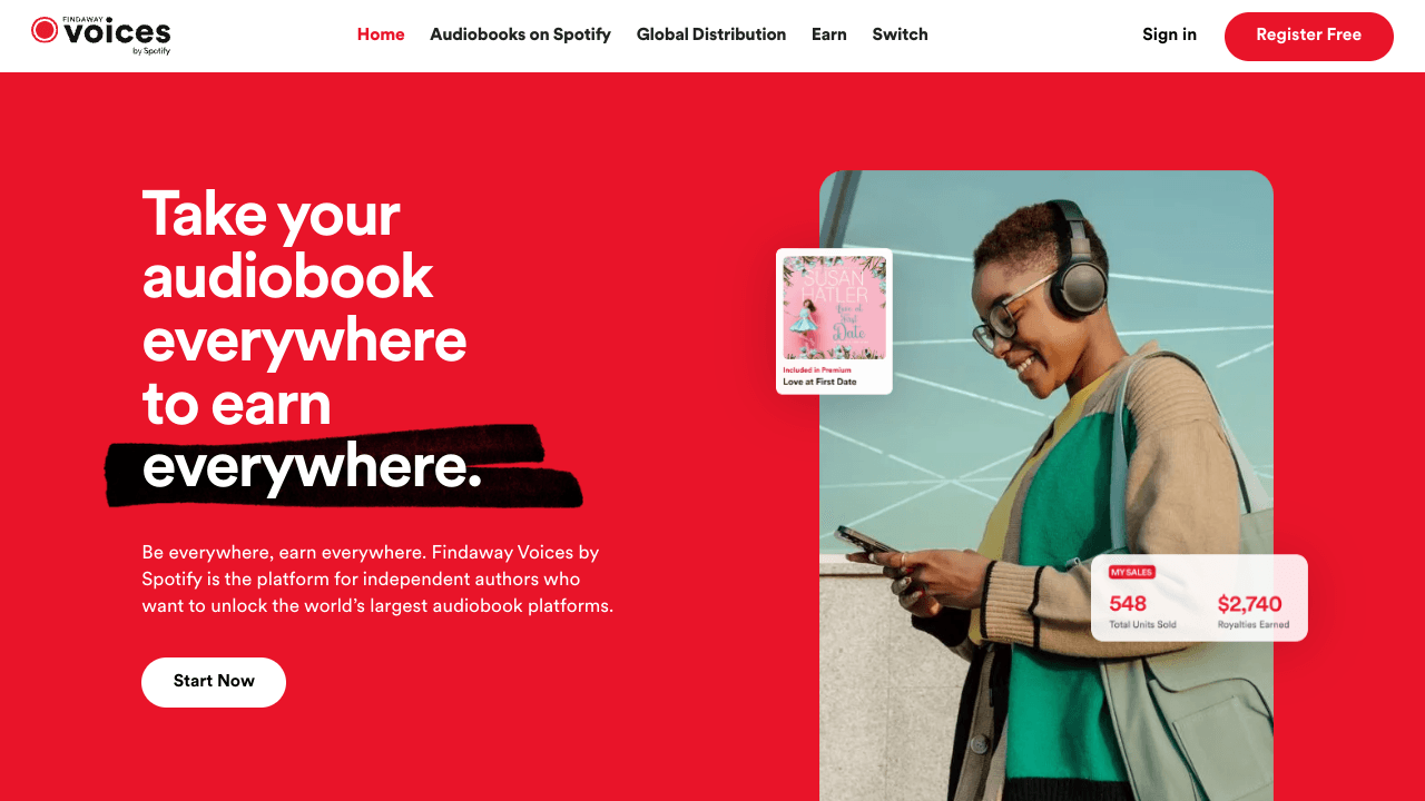 Findaway Voices by Spotify