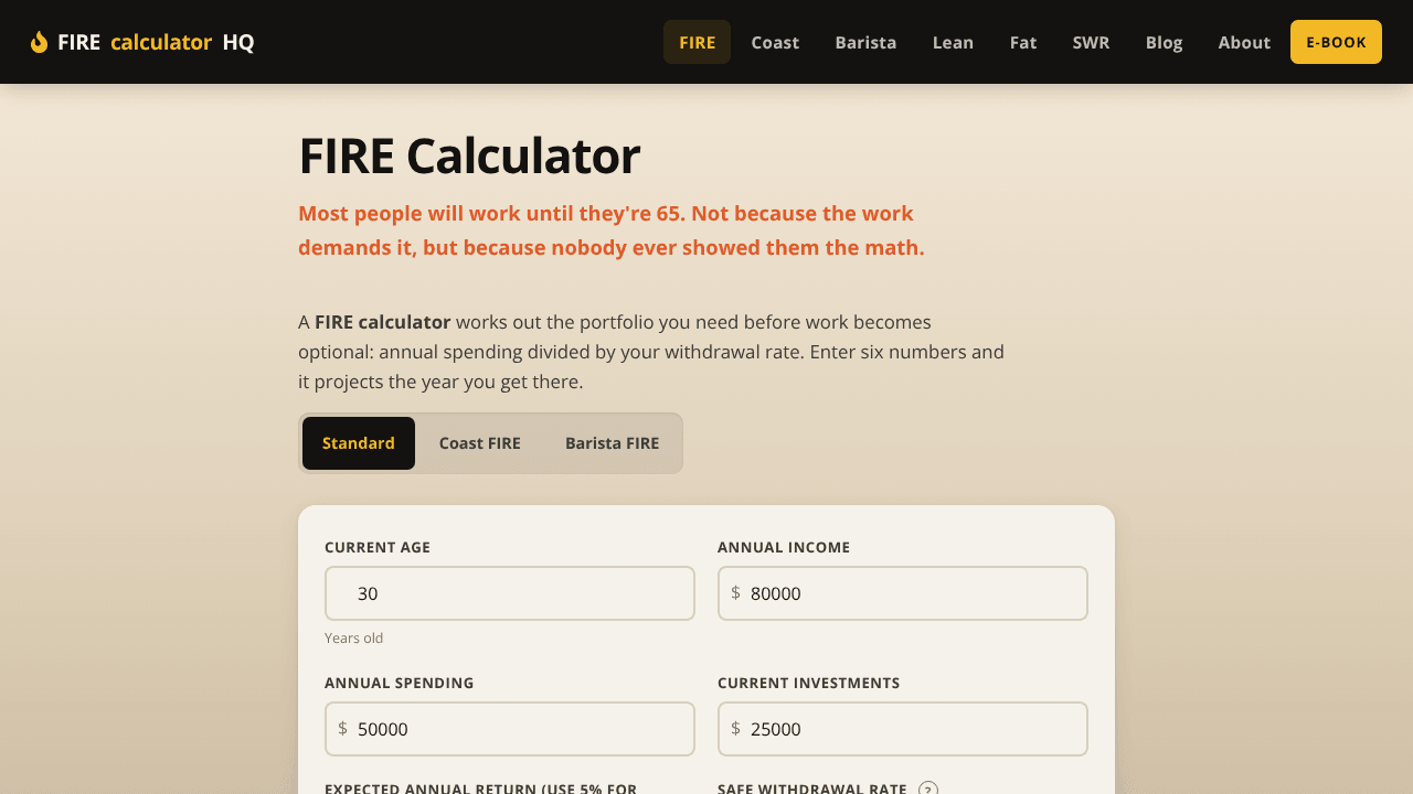 FIRECalculatorHQ