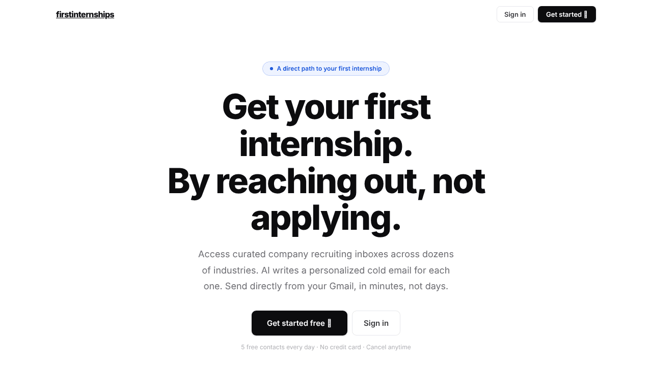 FirstInternships