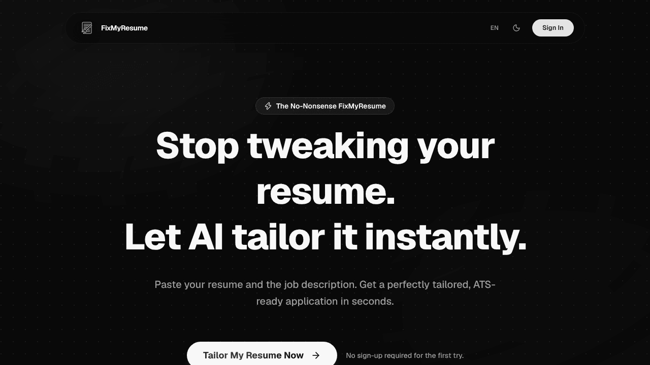 FixMyResume