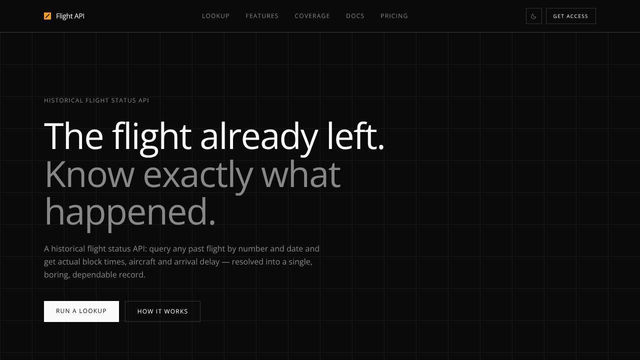 Flight API