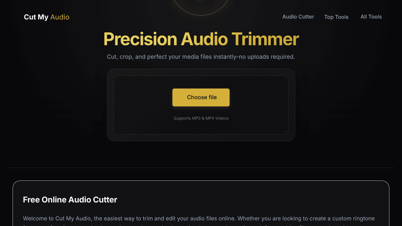 Free Audio Cutter Online