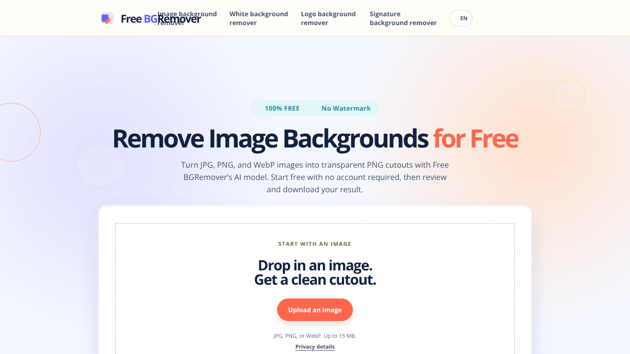 Free background remover
