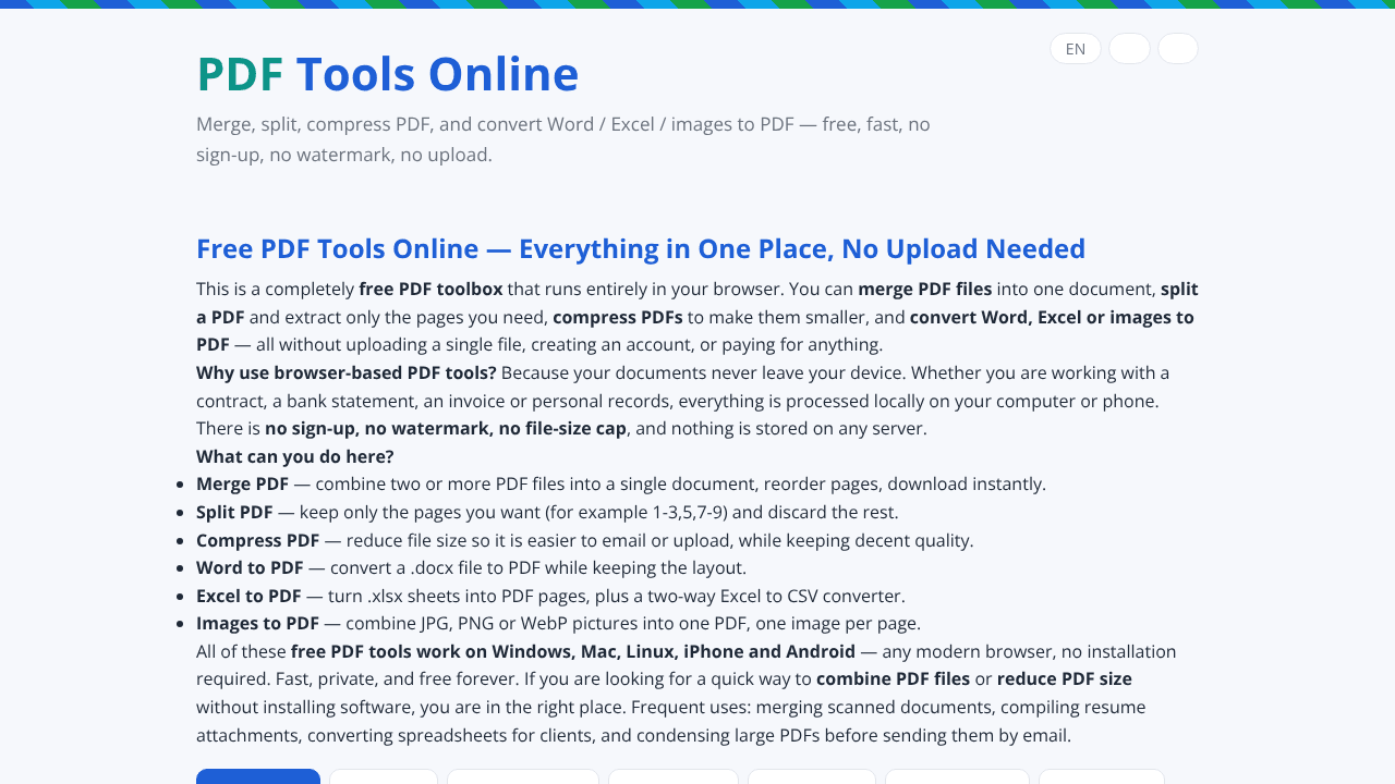 Free PDF ToolPDF Merge Onlines Online