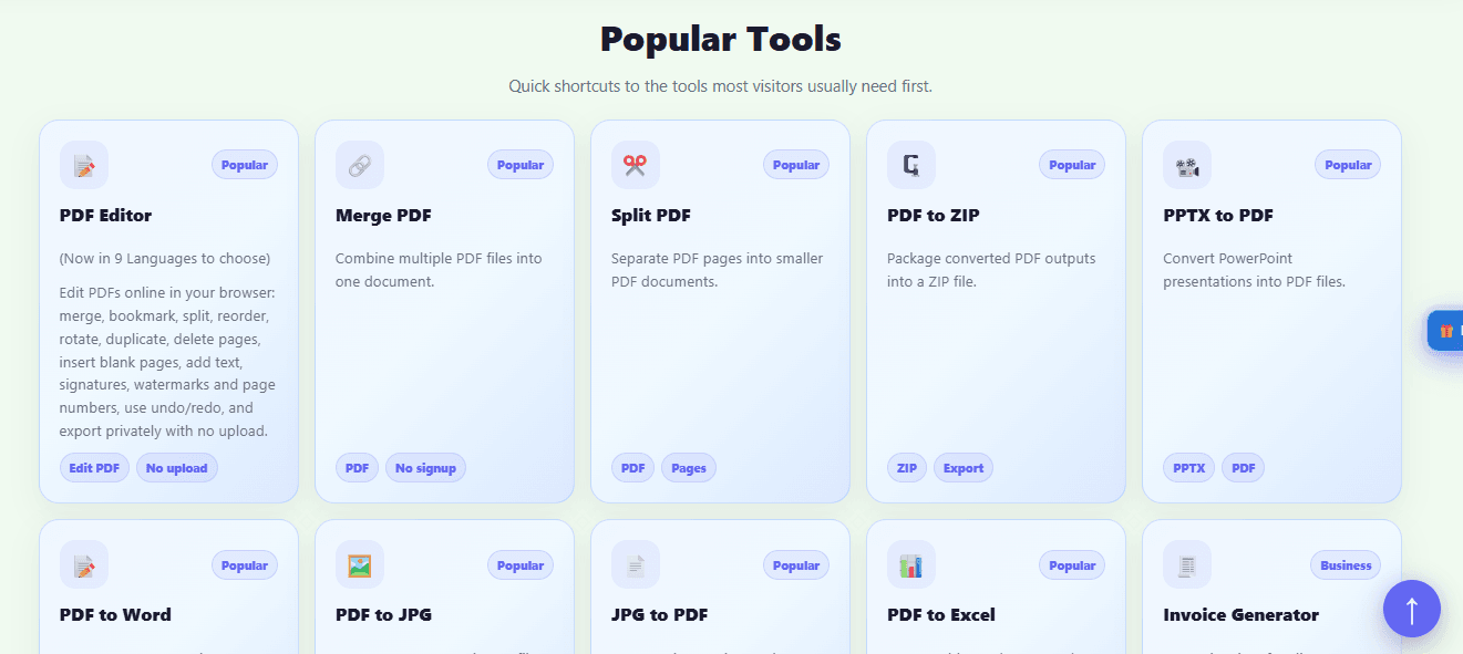 Free PDF Tools Online - Merge, Split, Convert & Compress | SimplePDFTools