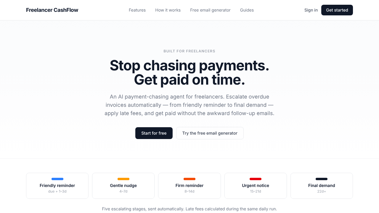 Freelancer CashFlow