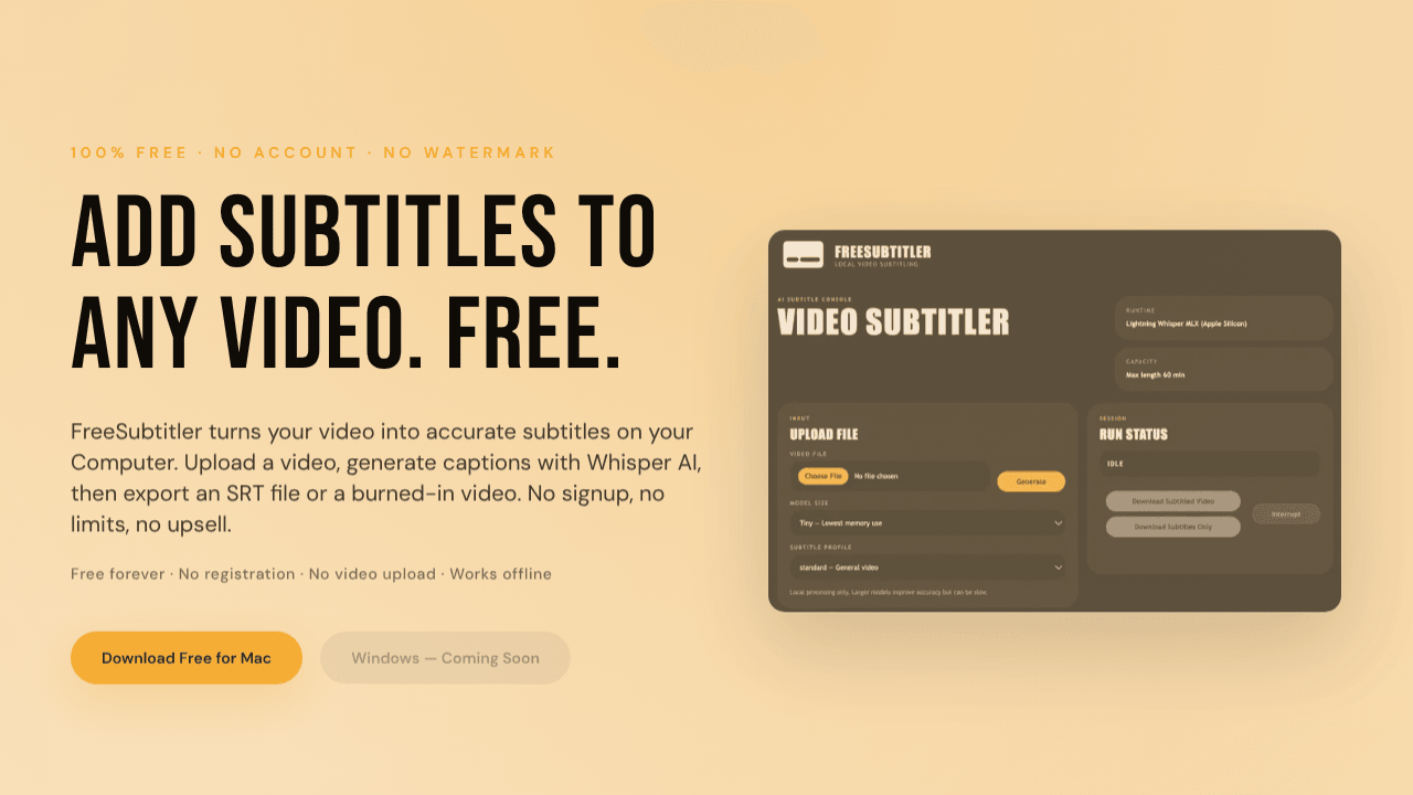 FreeSubtitler