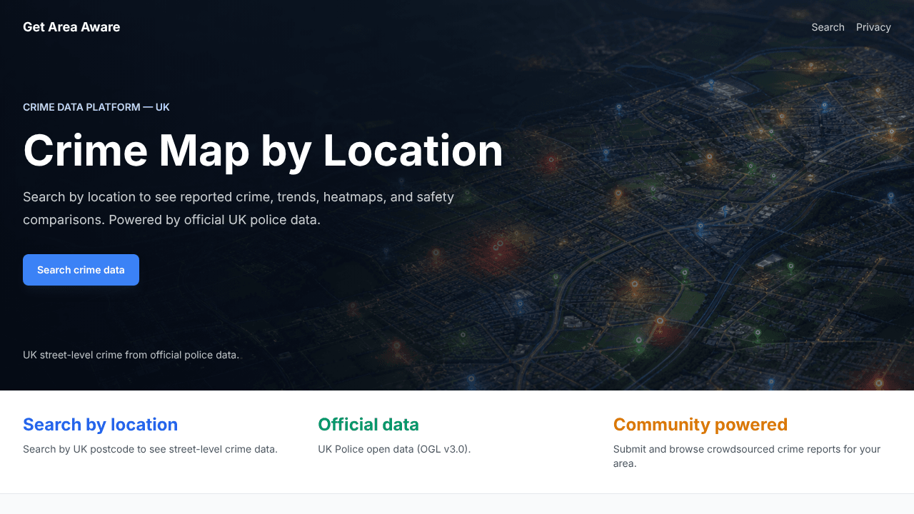 Get Area Aware