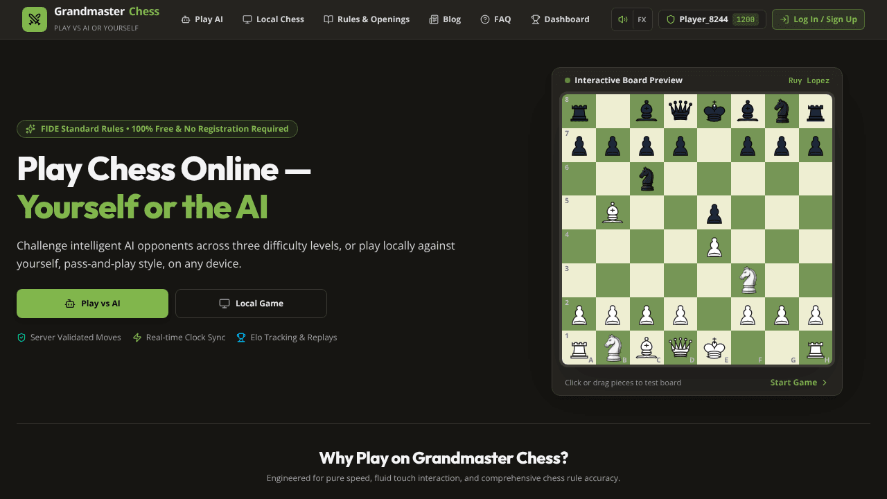 Grandmaster Chess Online