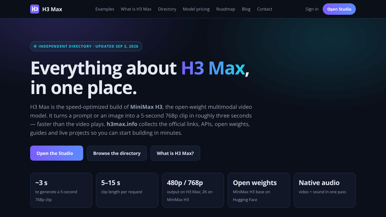 H3 Max Hub