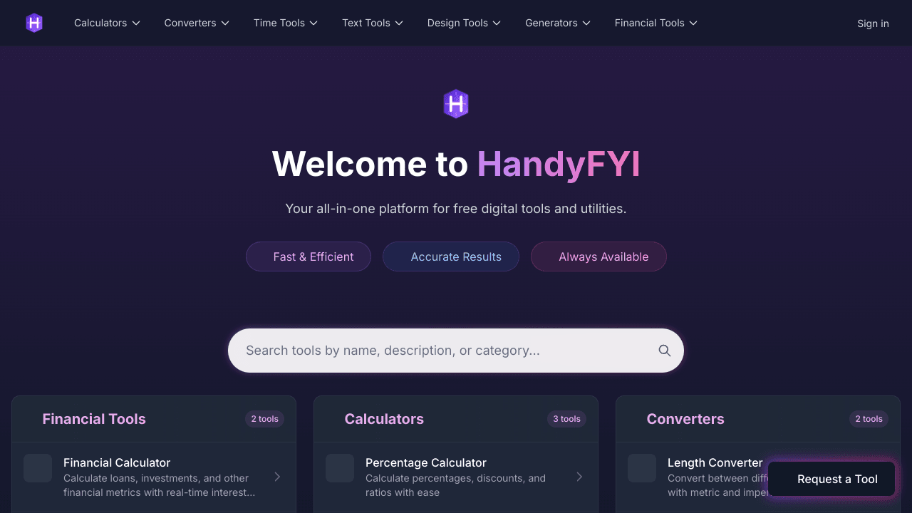 HandyFYI