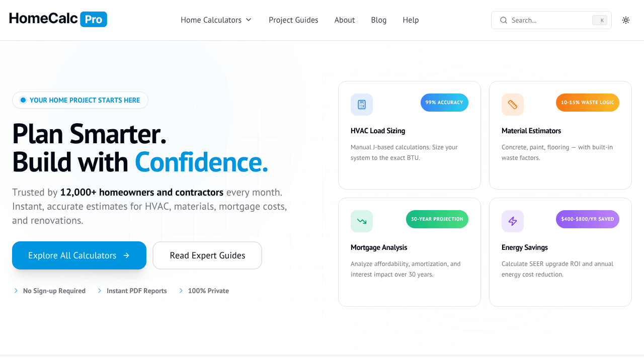 HomeCalc Pro