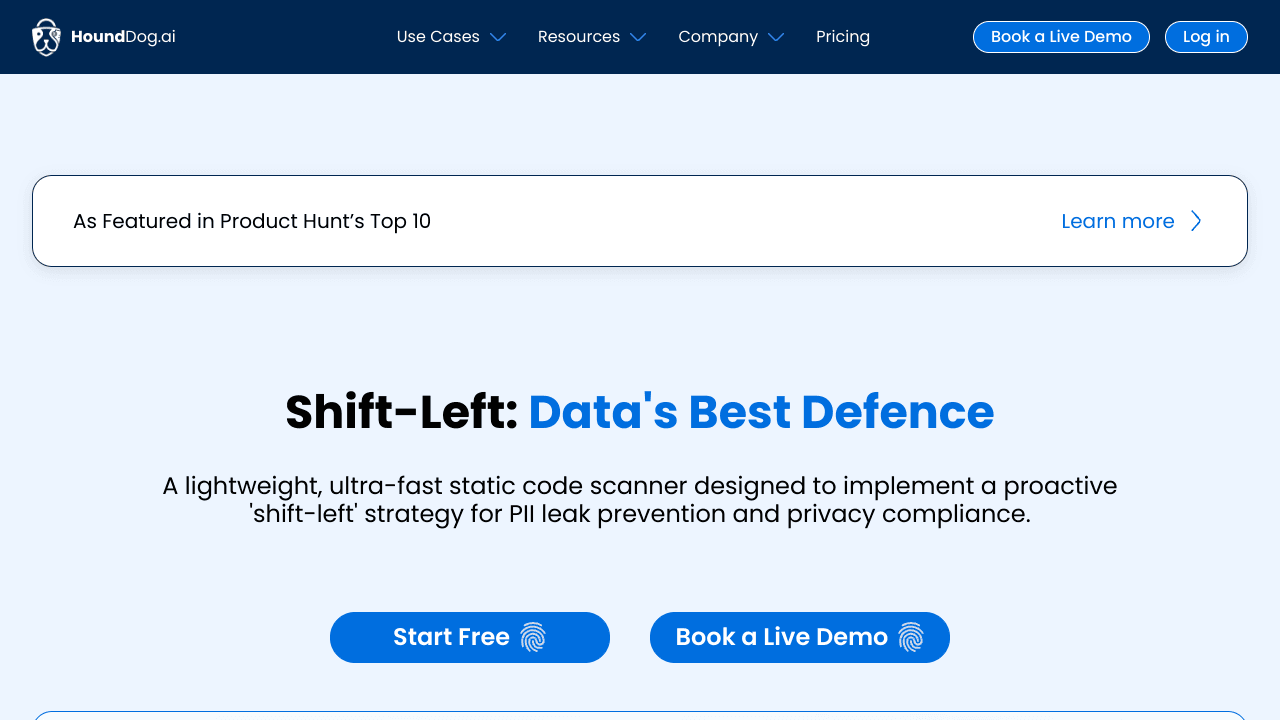 HoundDog.ai Static Code Scanner