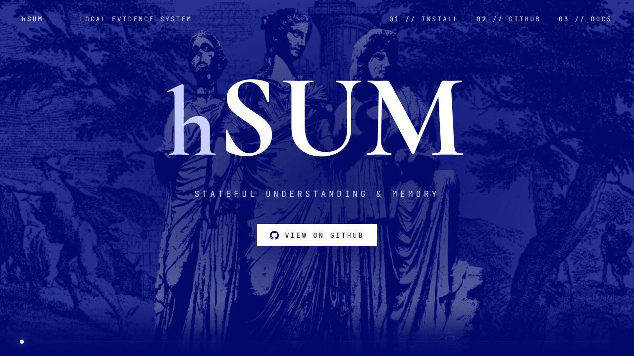hSUM: Stateful Understanding & Memory