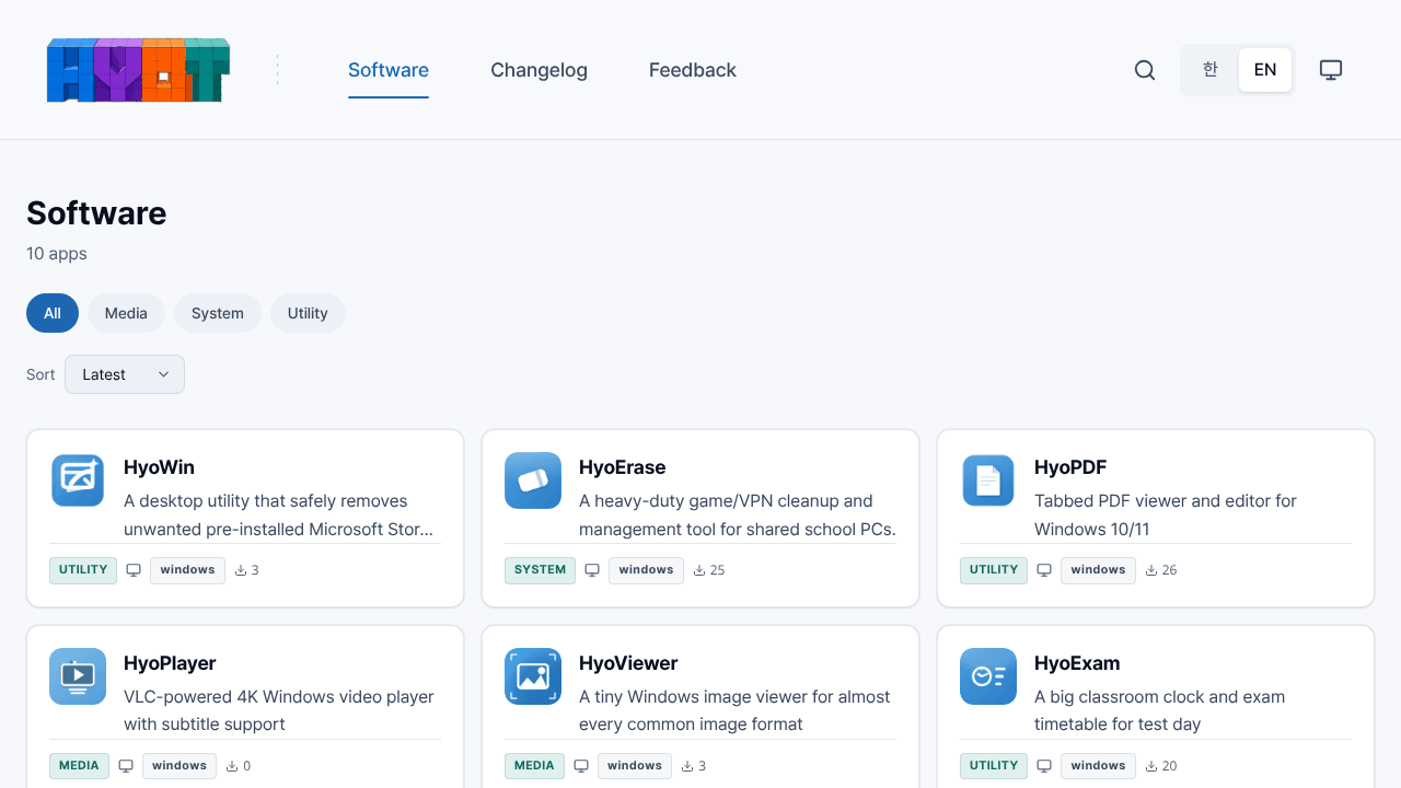 HyoT Software Center