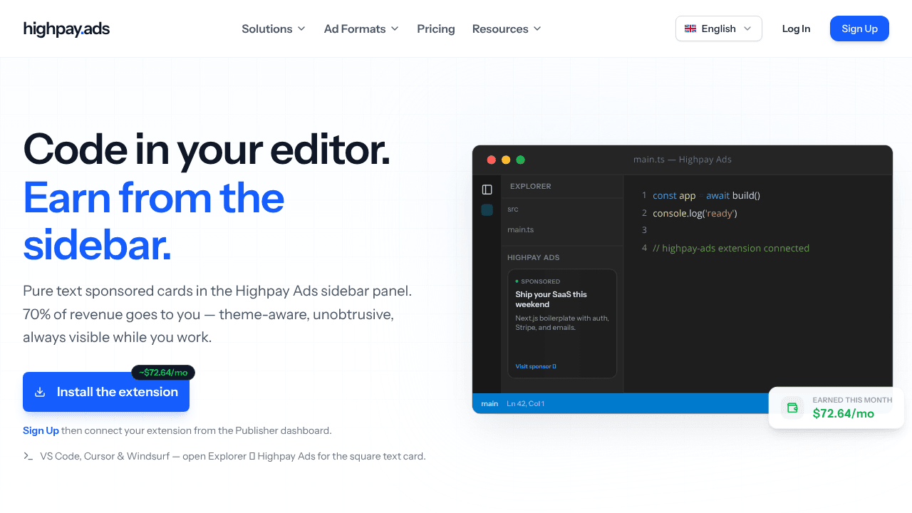 IDE Ads by Highpay Ads