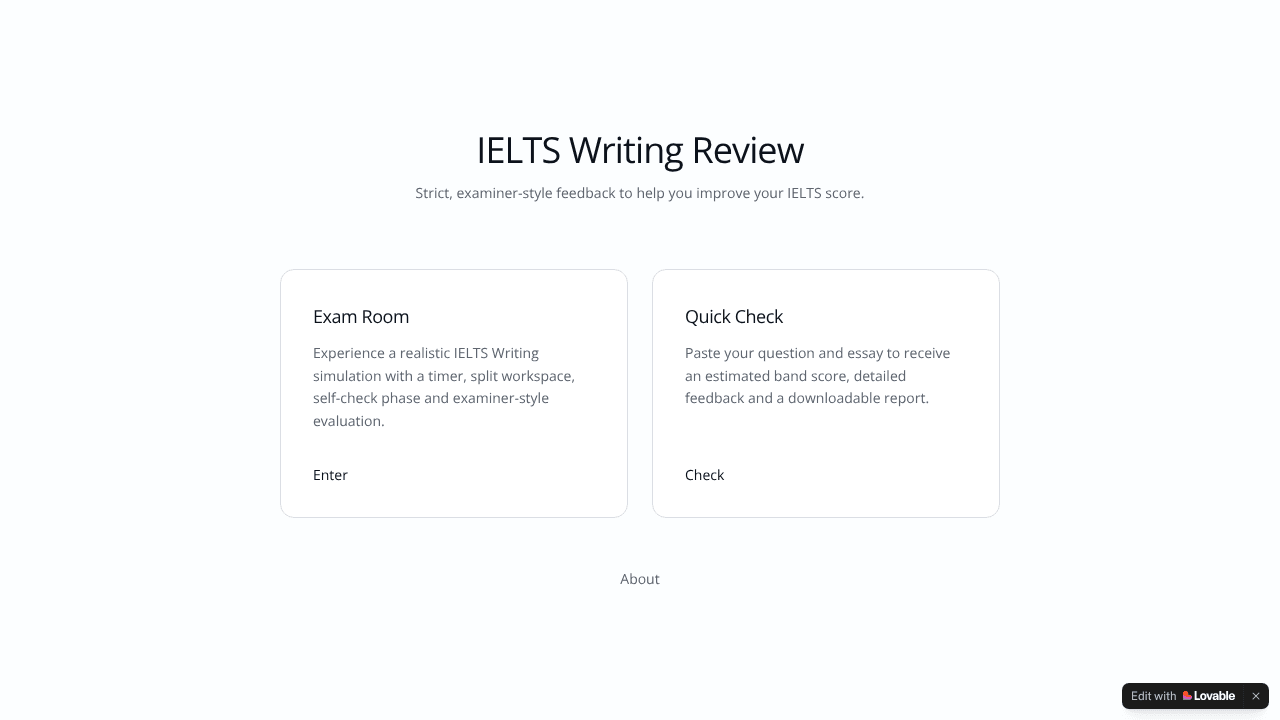 IELTS Writing Review