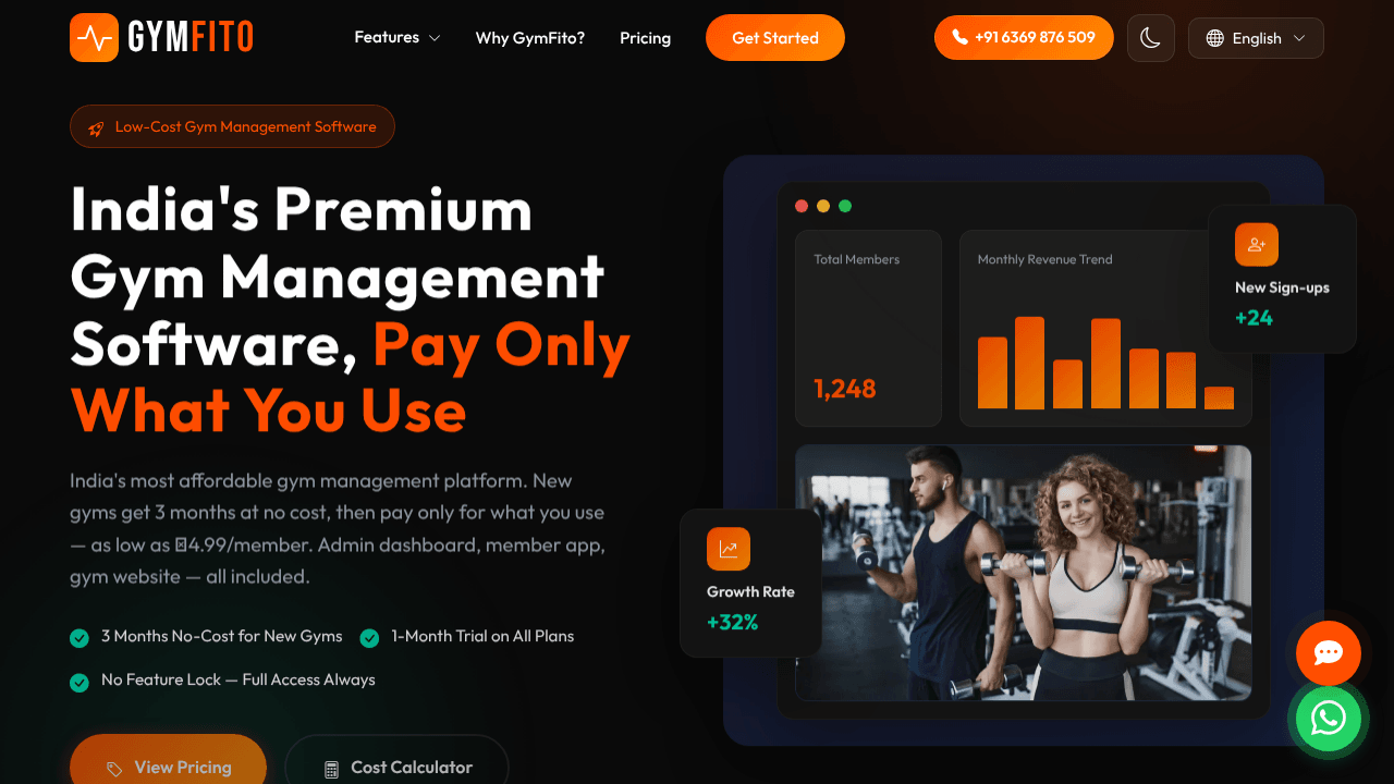 India's Affordable Gym Management