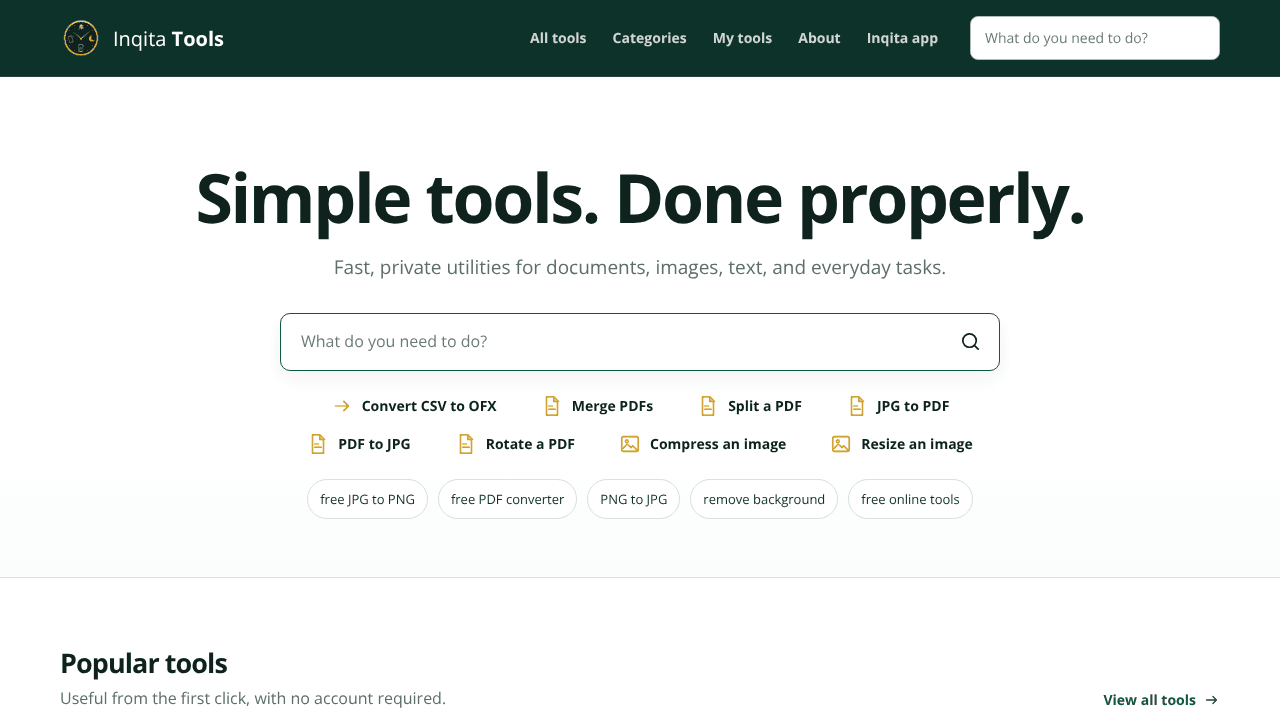 Inqita Tools