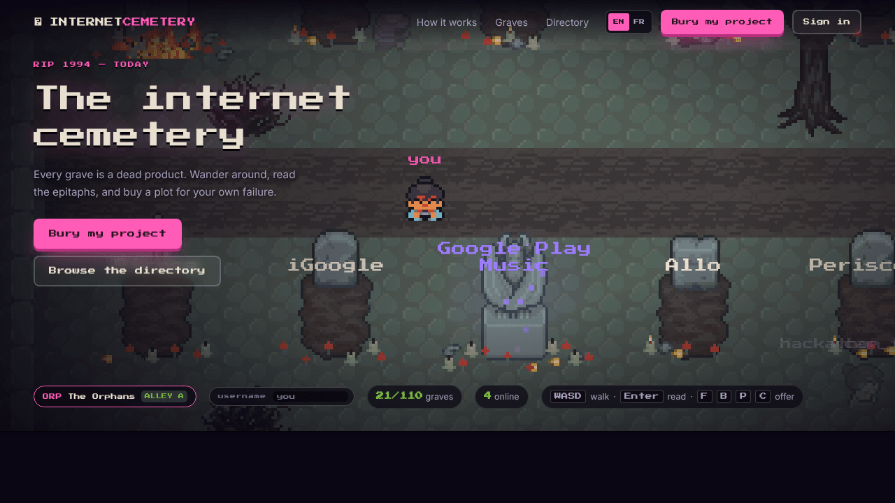 Internet Cemetery