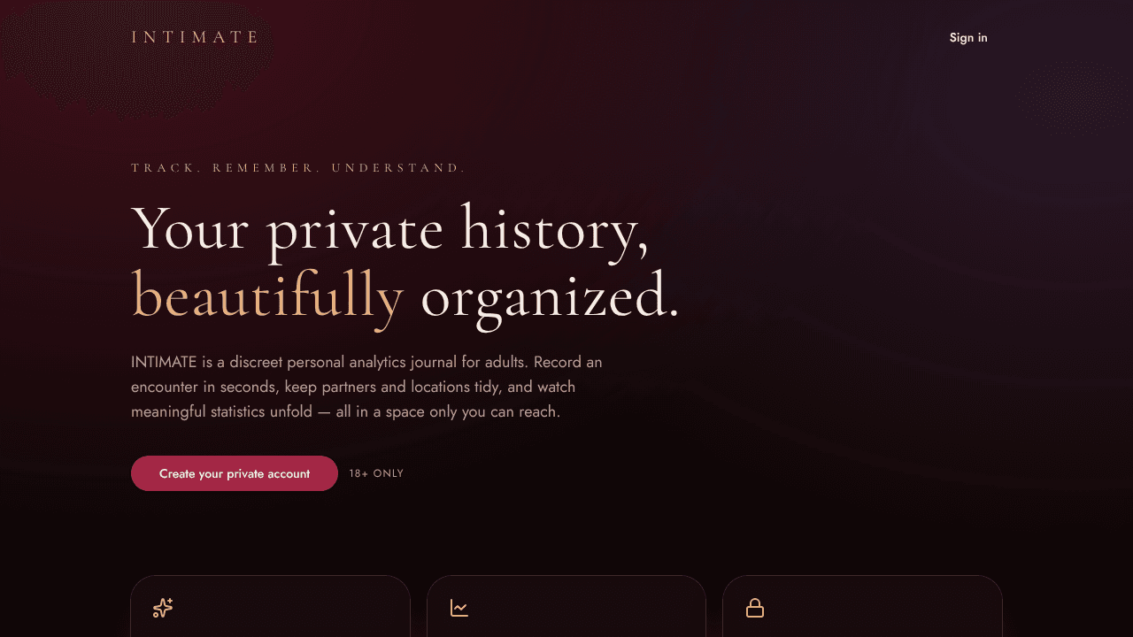 INTIMATE — Private Intimacy Analytics