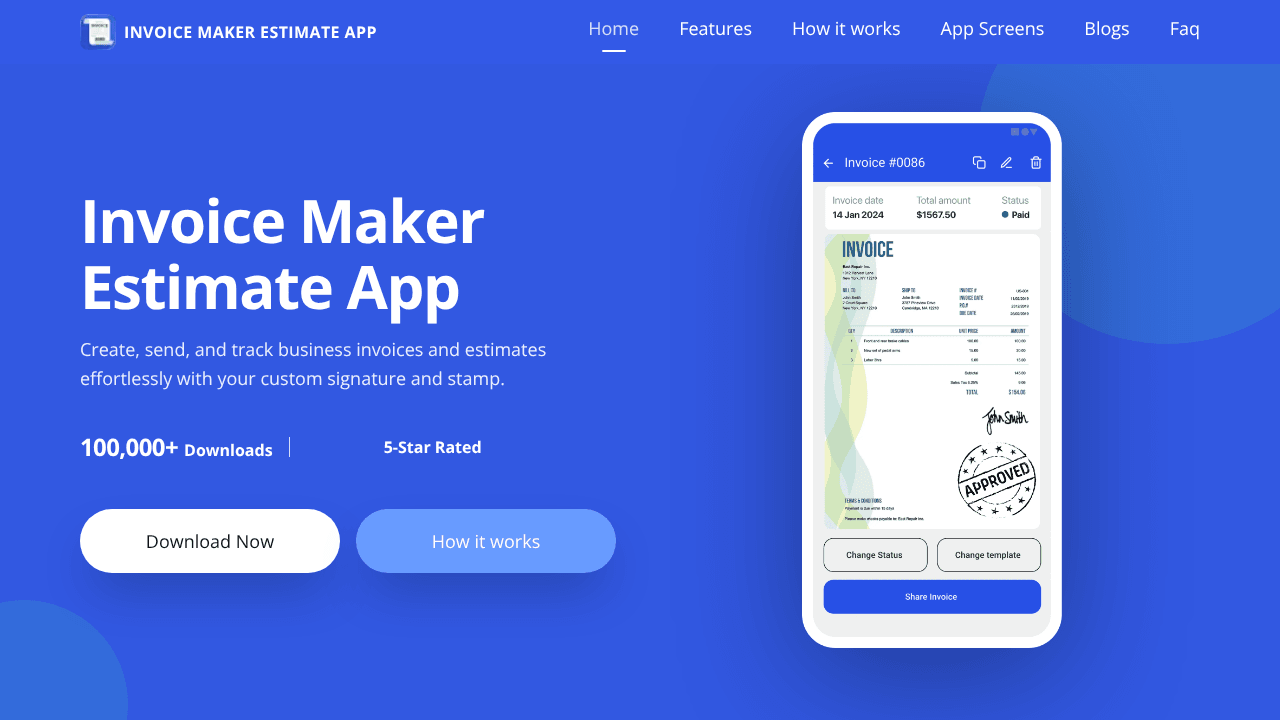 Invoice Maker App