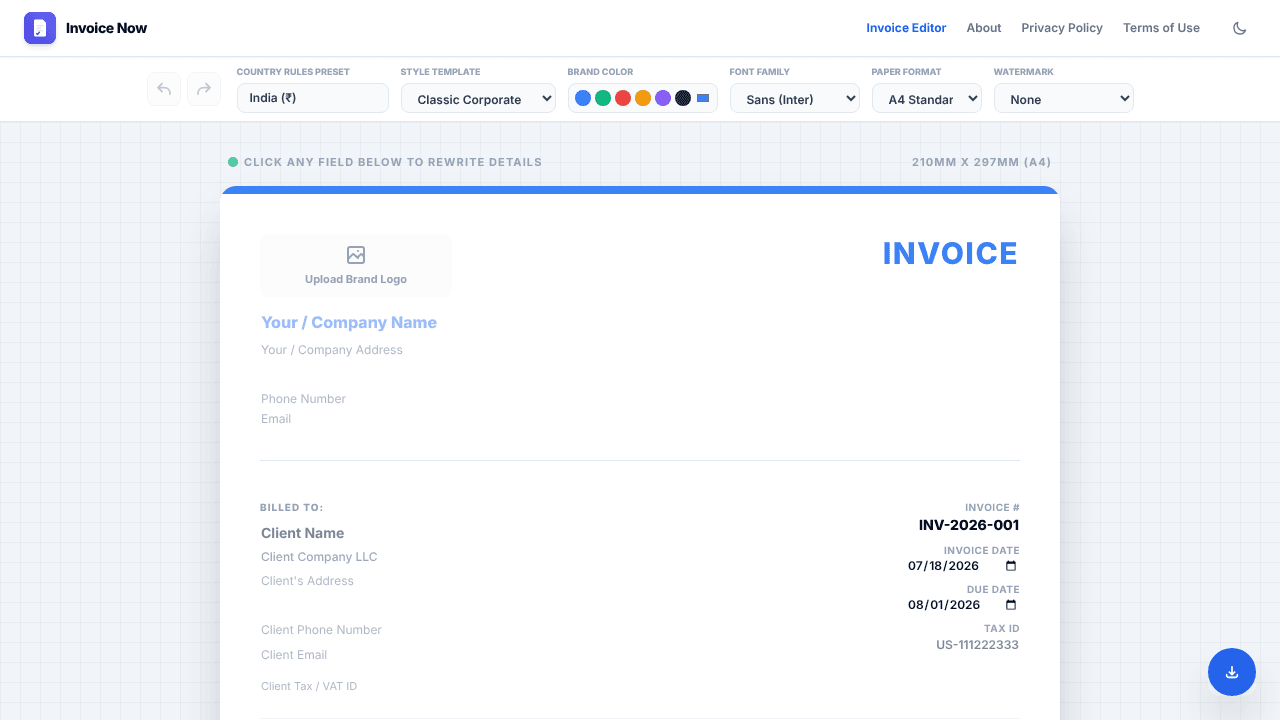 Invoice Now