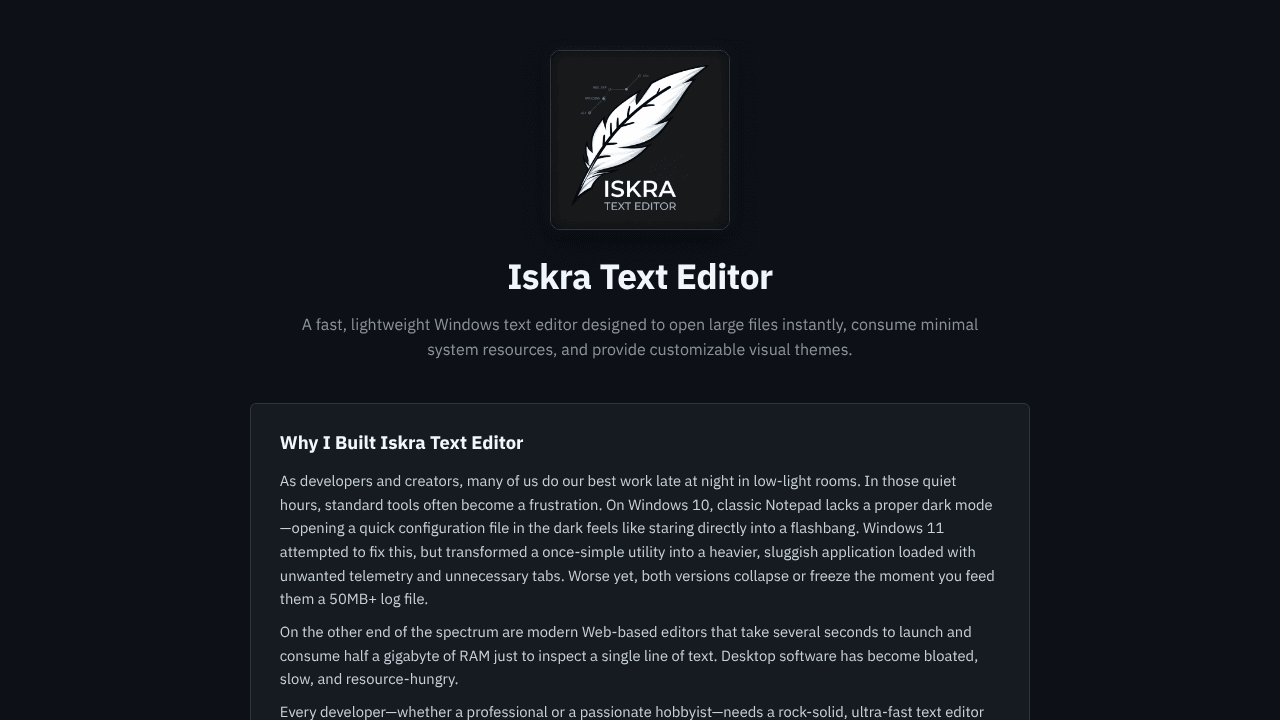 Iskra Text Editor
