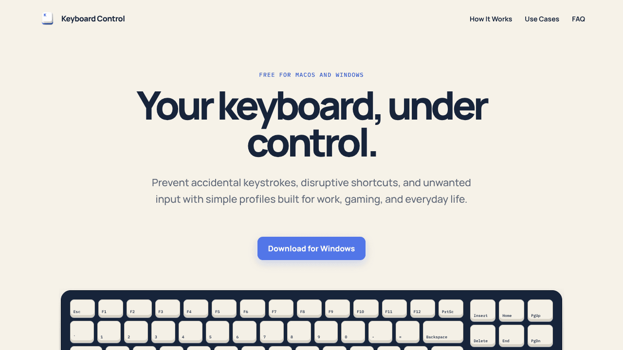 Keyboard Control
