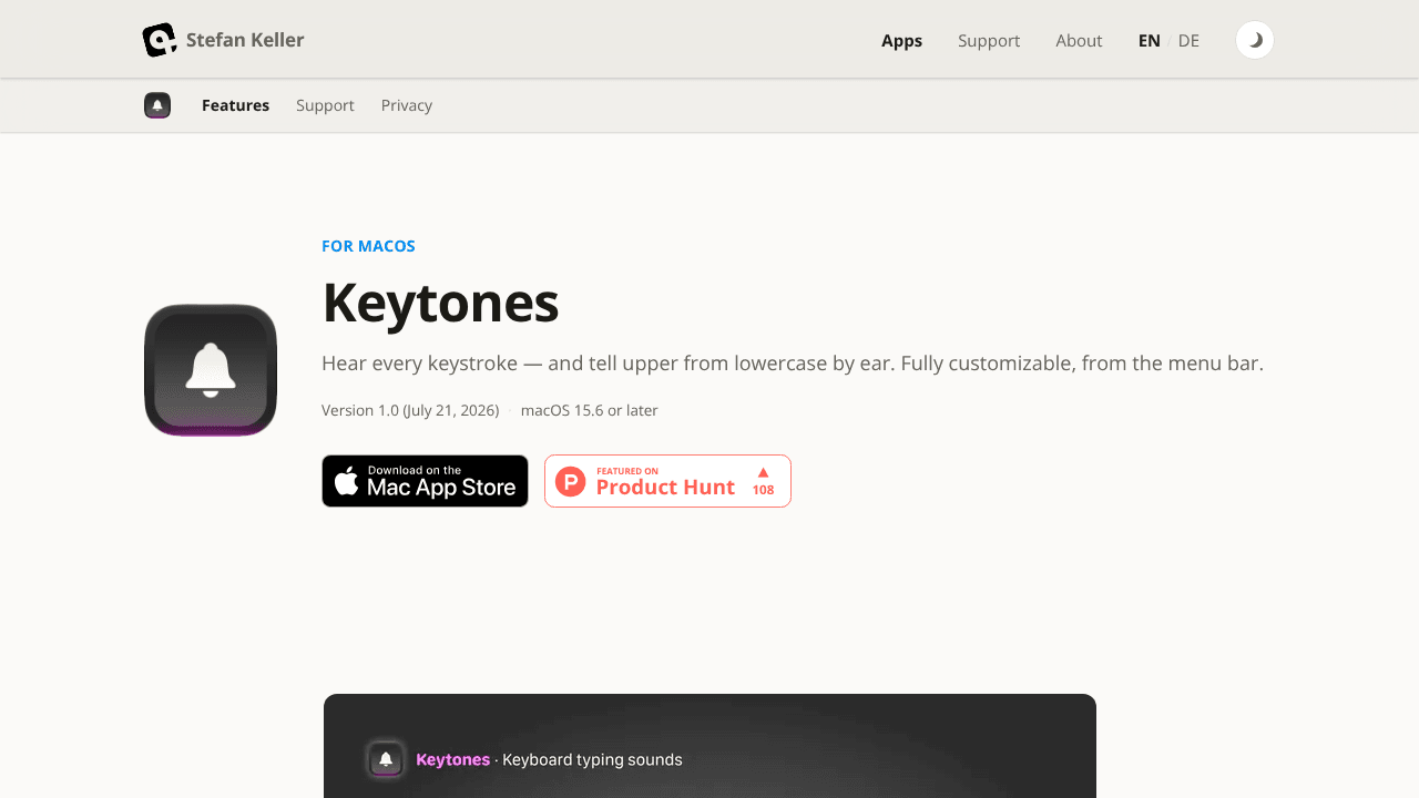 Keytones