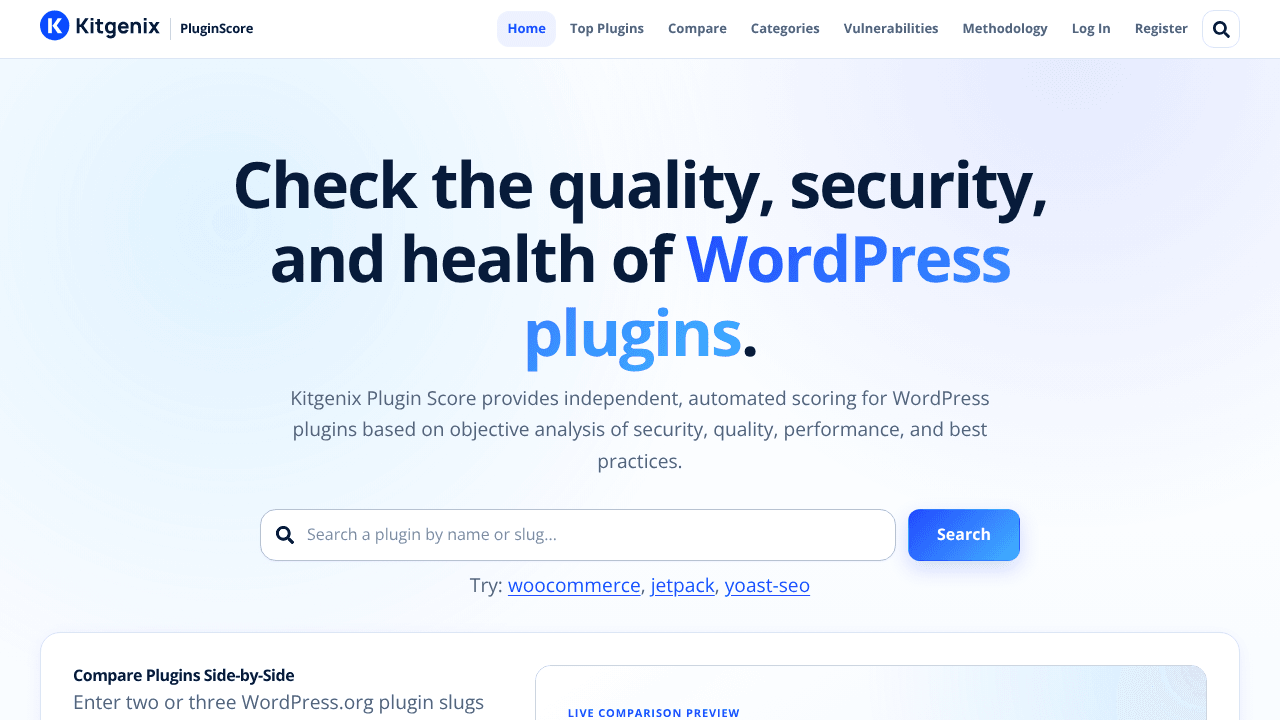 Kitgenix PluginScore