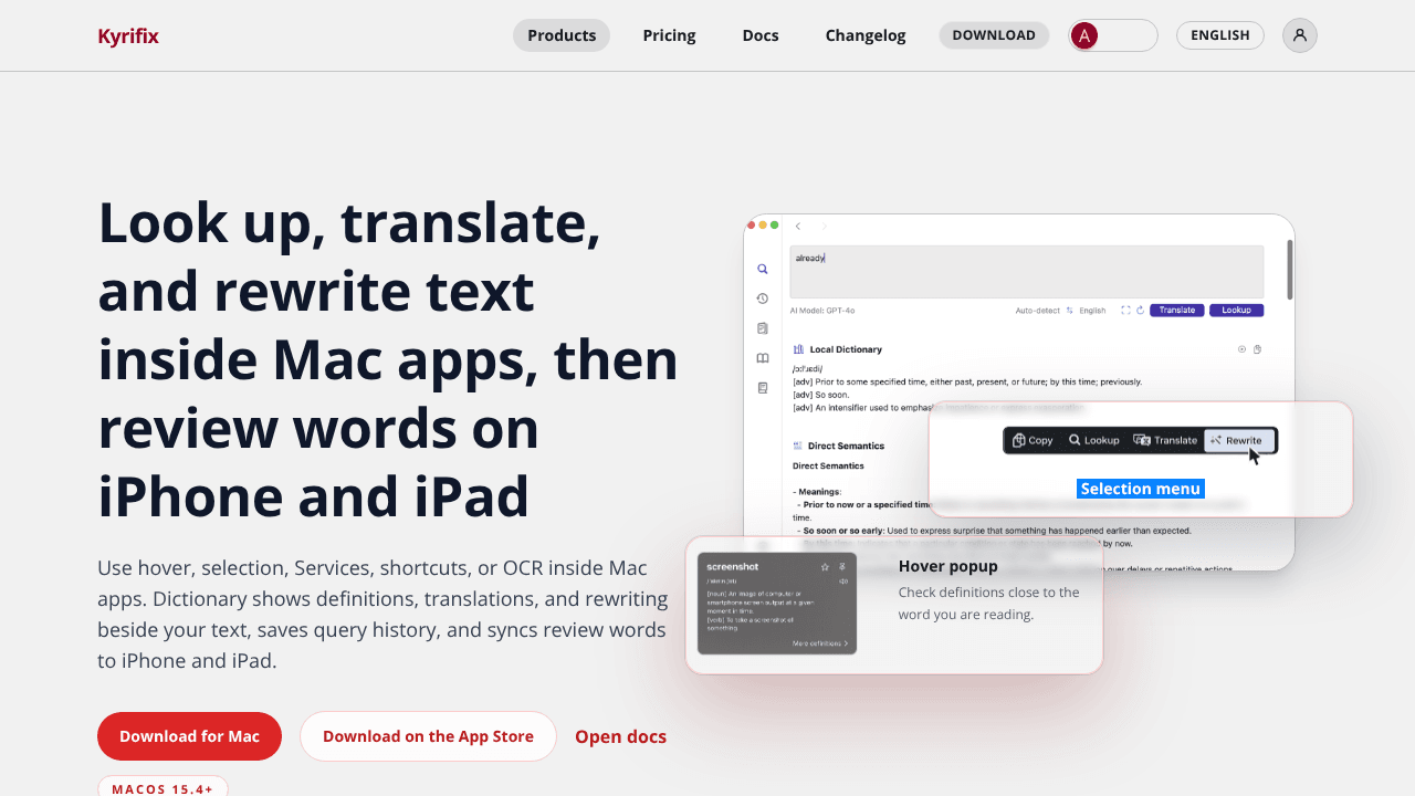 Kyrifix Dictionary