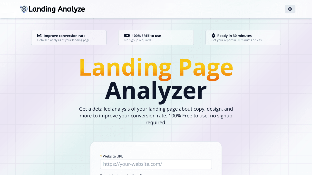 Landing Analyze