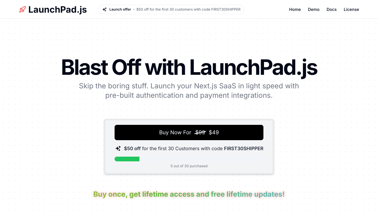 LaunchPad.js