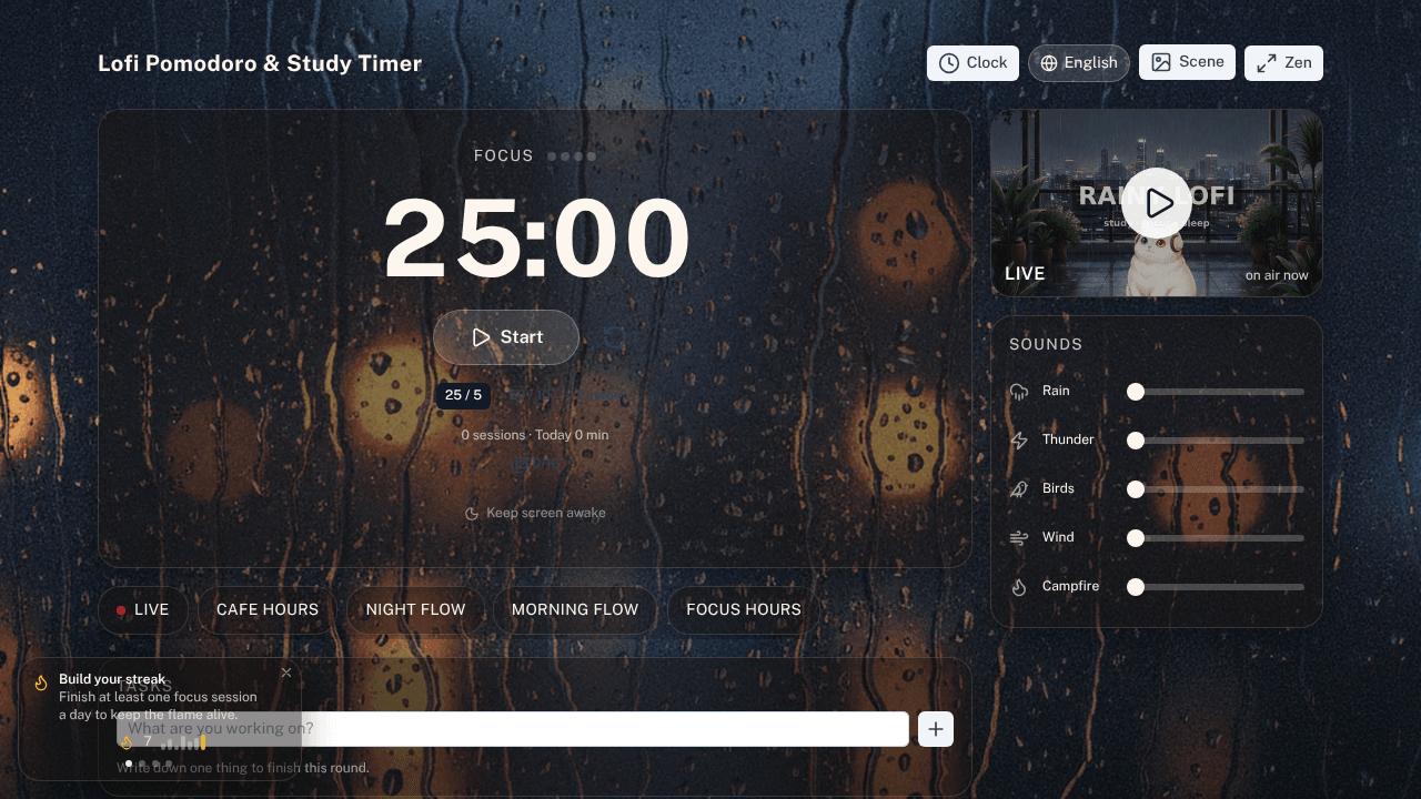 Lofi Timer