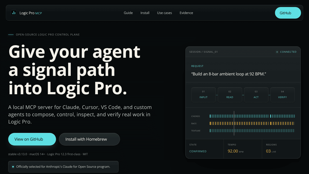 Logic Pro MCP