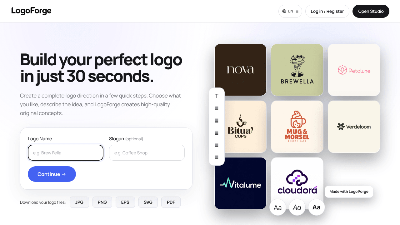 LogoForge – Professional Logo Maker