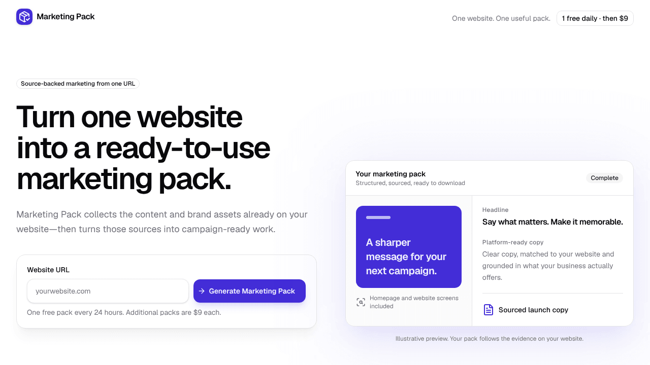 Marketing Pack