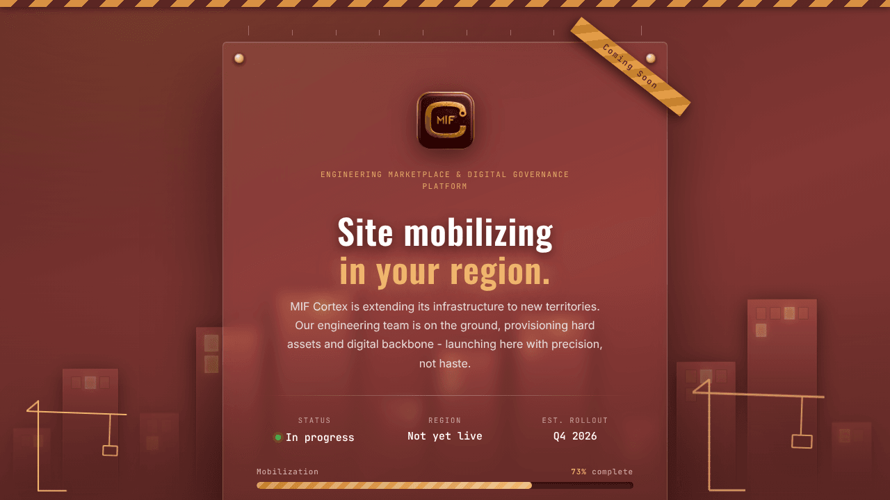 MIF Cortex -Engineering Marketplace