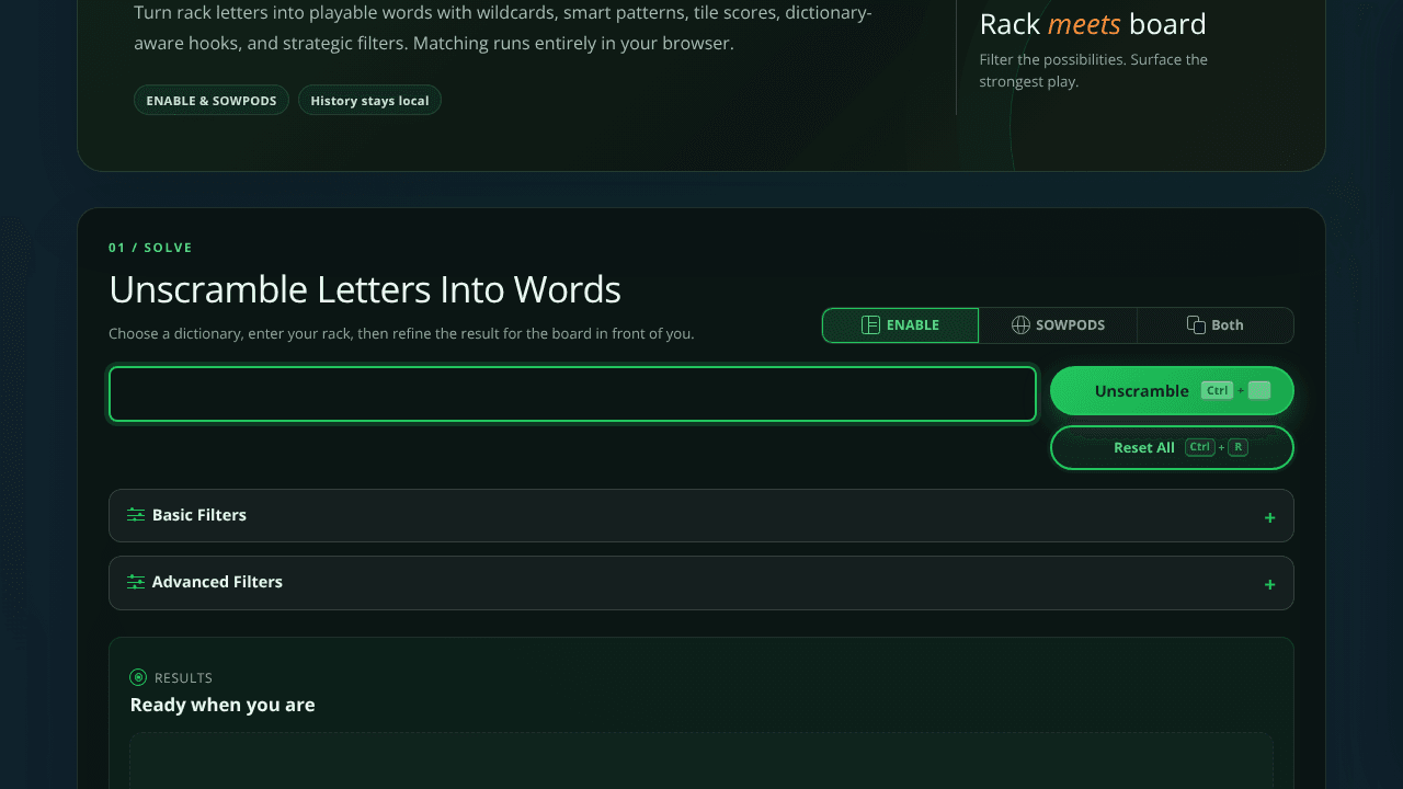 MonkeyTactics Word Unscrambler