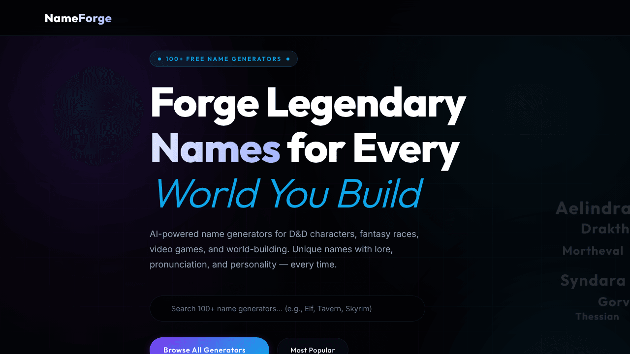 NameForge