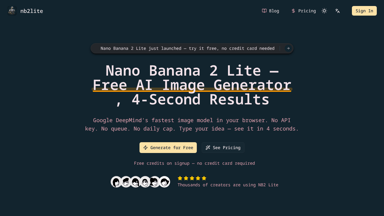 Nano banana 2 lite