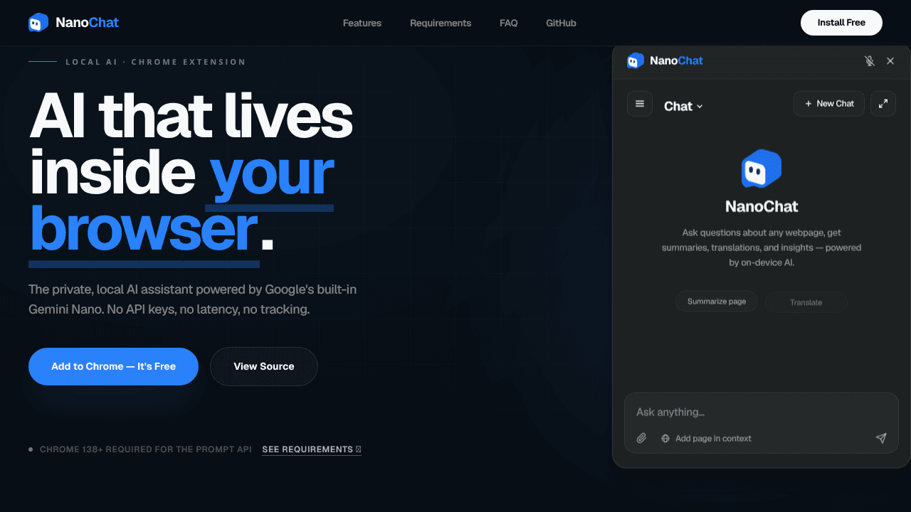 NanoChat: On-device AI Assistant