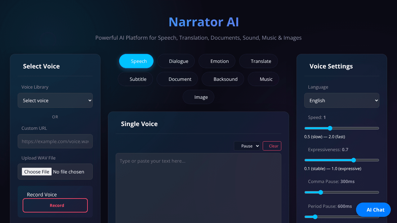 Narator AI