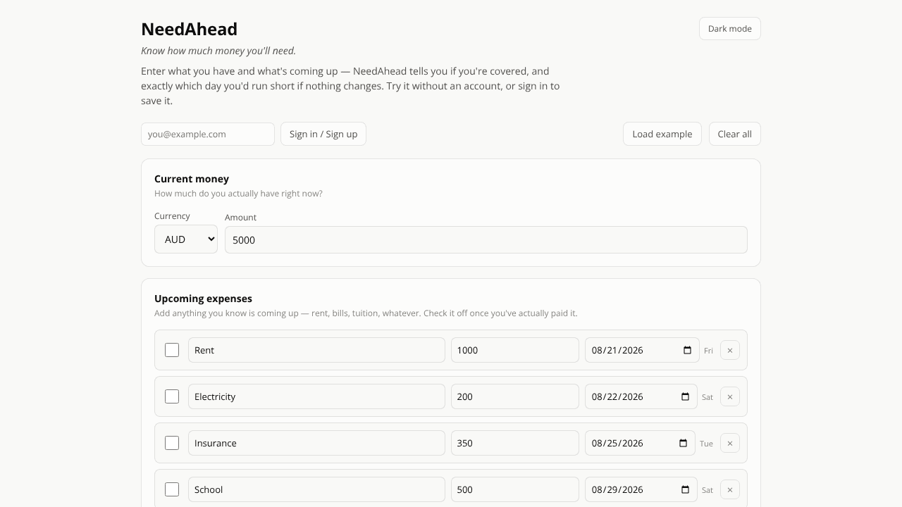 NeedAhead